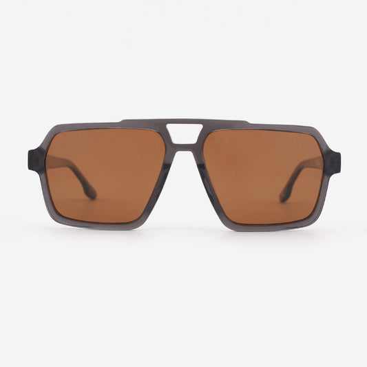 Flight - Gunmetal Frame / Brown Lens