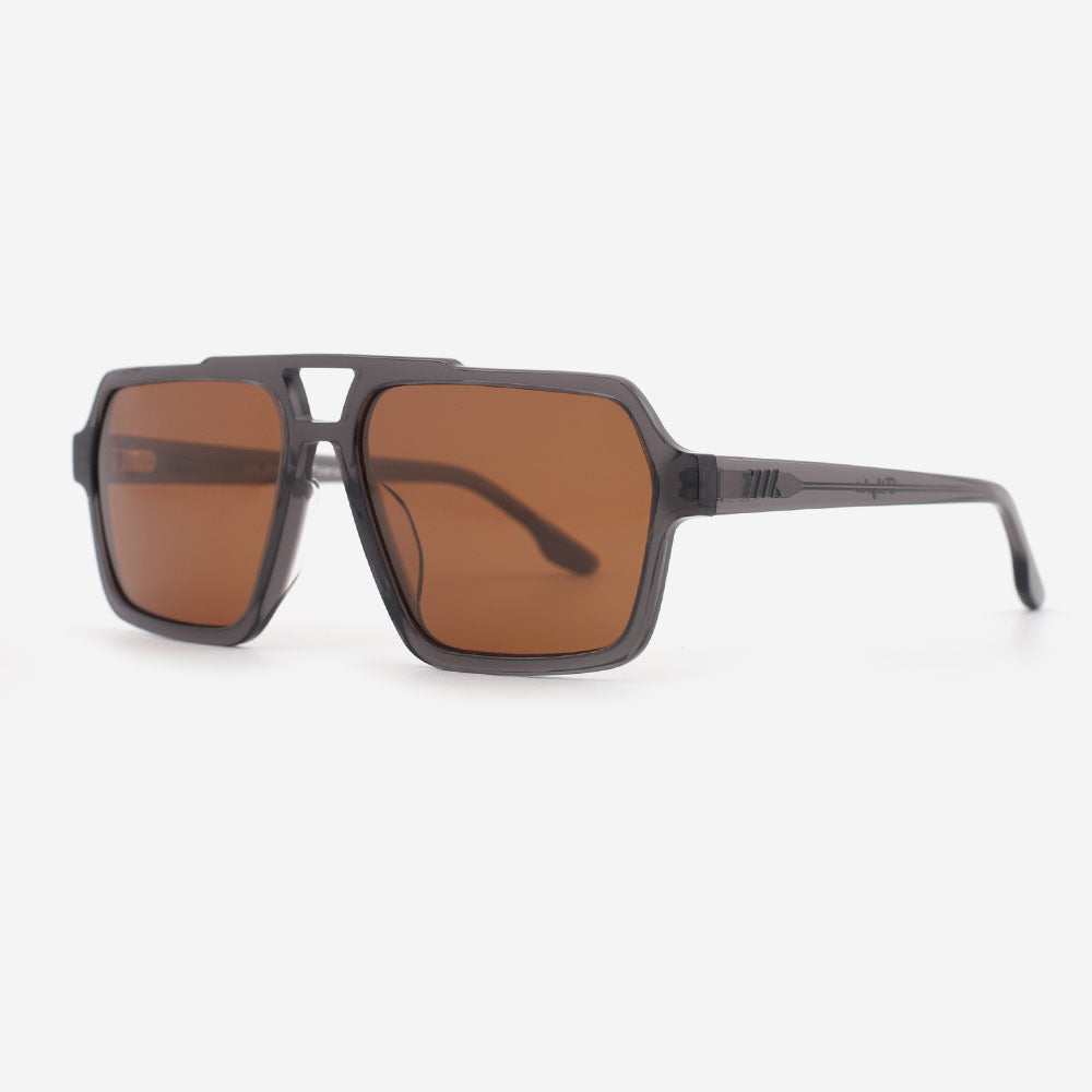 Flight - Gunmetal Frame / Brown Lens