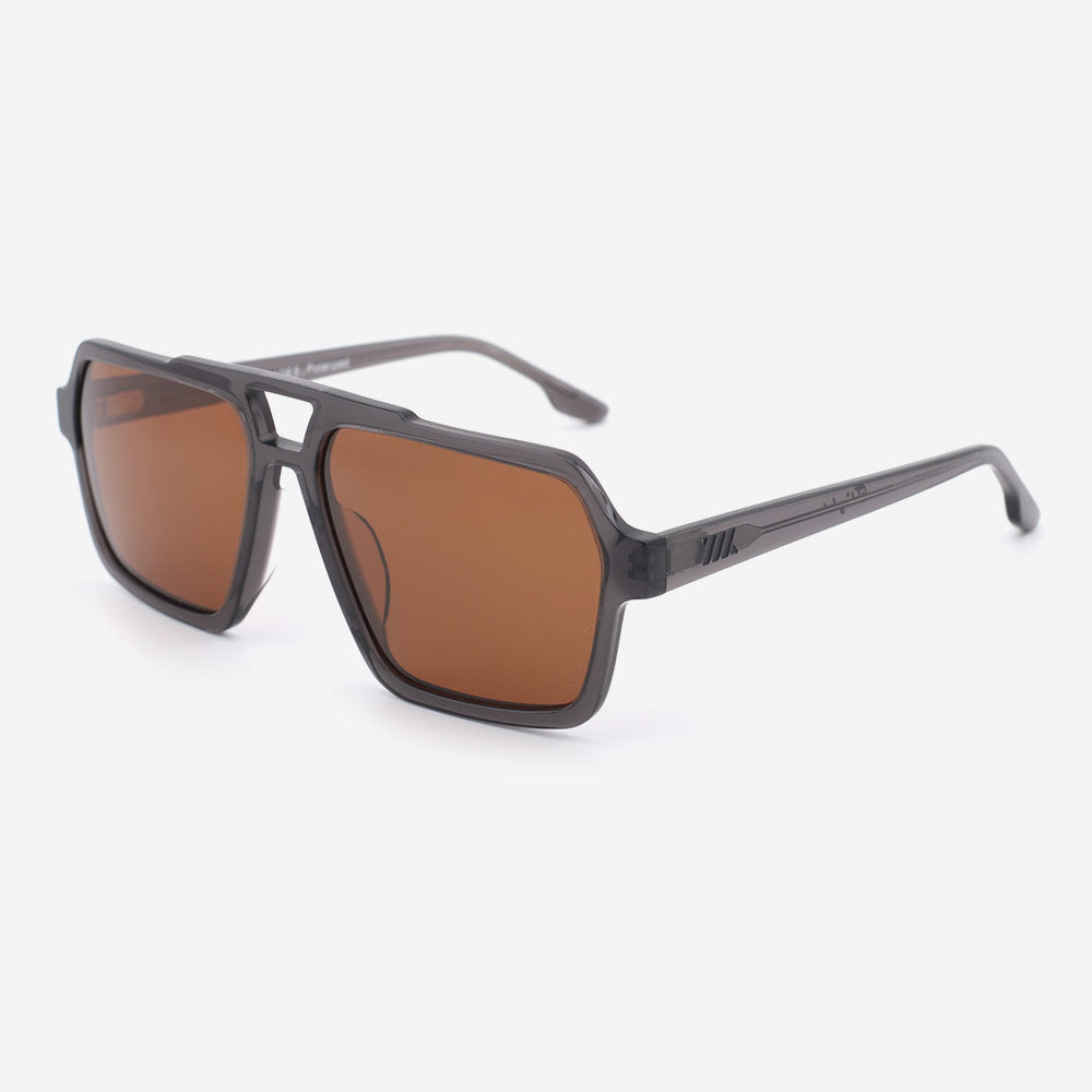 Flight - Gunmetal Frame / Brown Lens