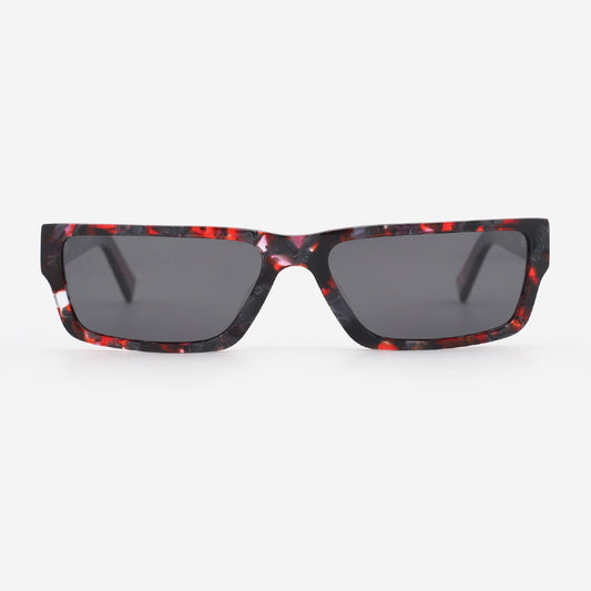 Retroid - Black & Red Frame / Black Lens