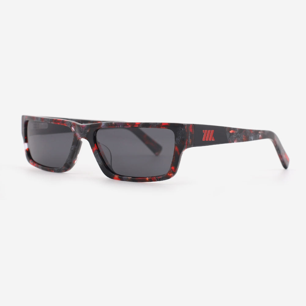 Retroid - Black & Red Frame / Black Lens